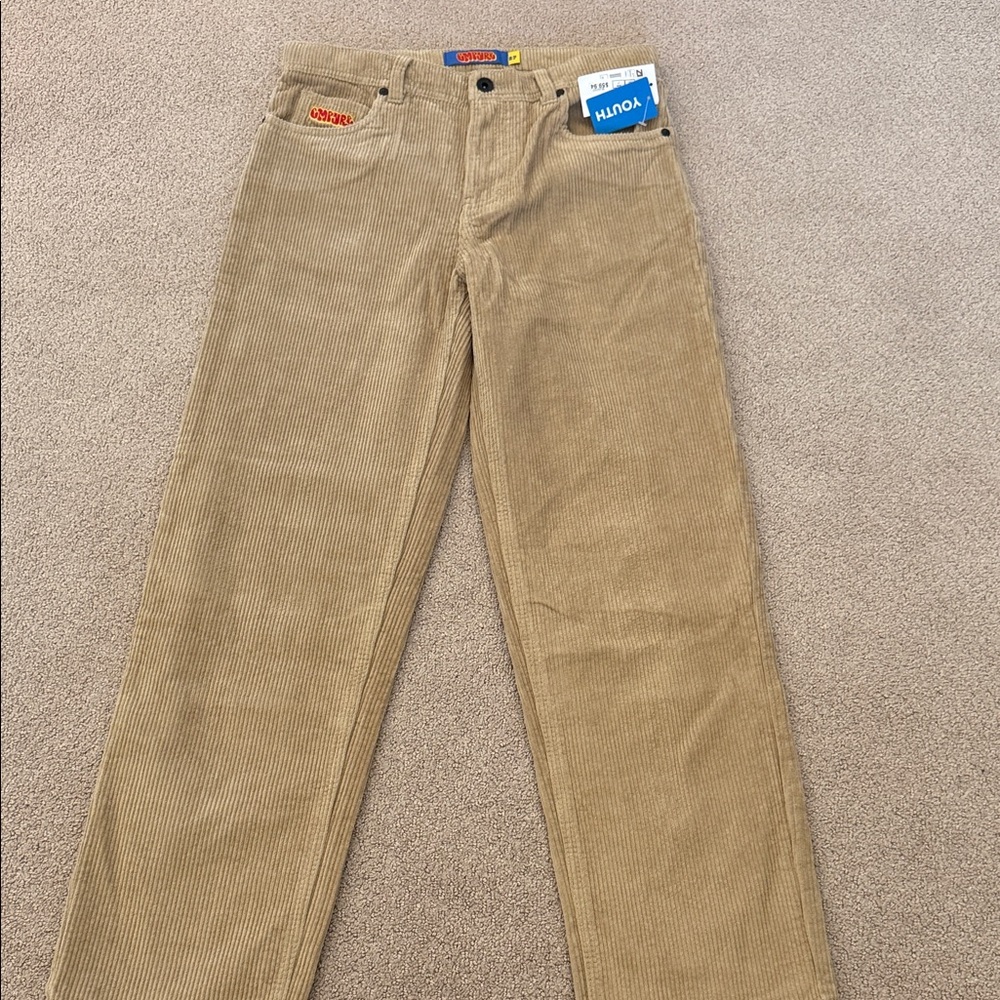 EMPYRE youth Tan Corduroy Pants